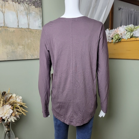 NWT Dusty Plum Purple Open Front Cardigan - Picture 3 of 10